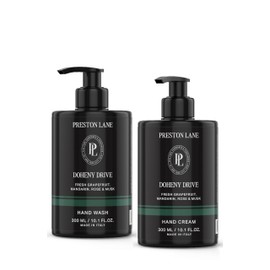 Preston Lane Hand Set, Scented Hand Wash & Hand Cream Duo, Hydrating & Nourishing, Doheny Drive, 10.1 Oz Each