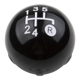 Effitnee 5 Speed Gear Shift Knob Cap Compatible with Fiat 500 500C 2007-2018 LHD RHD, Gear Shift Knob Cover Replacement Decorative Kit