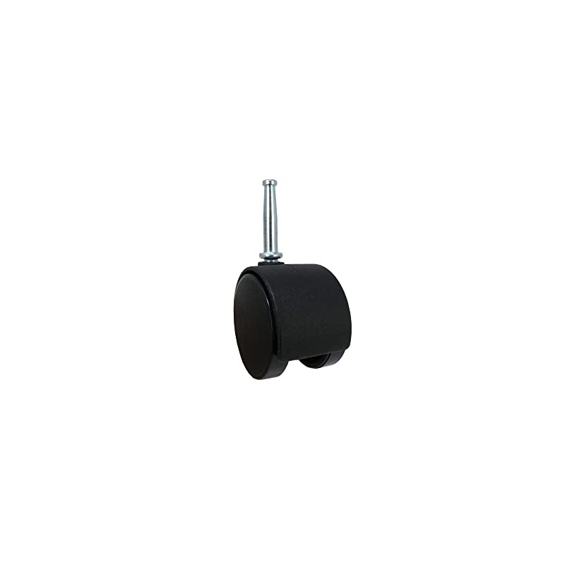 Shepherd 2" Smooth-Rolling Twin Wheel Office Chair Casters, Dual-Wheel Swivel