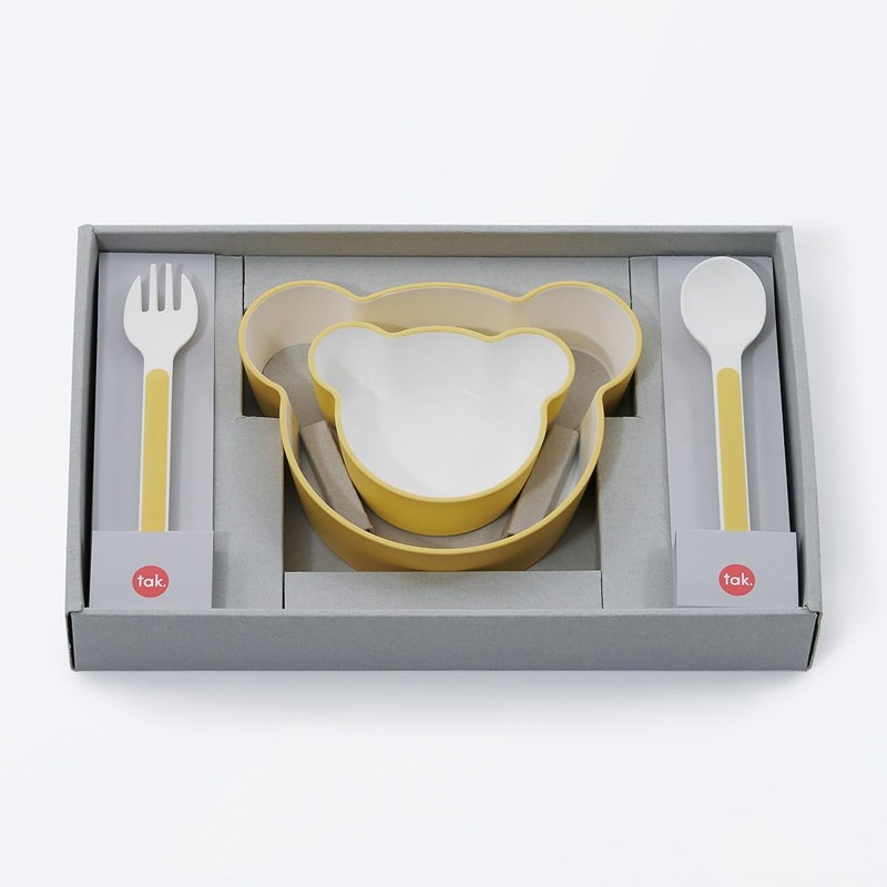 tak KIDS DISH gift box bear mine kids dish gift
