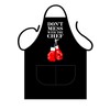 Iconic Aprons Don't Mess with The Chef Apron, Polyester-Cotton, Multi-Colour,