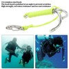 Diving Hooks Stainless Steel Double Reef Hook with Spiral Coil