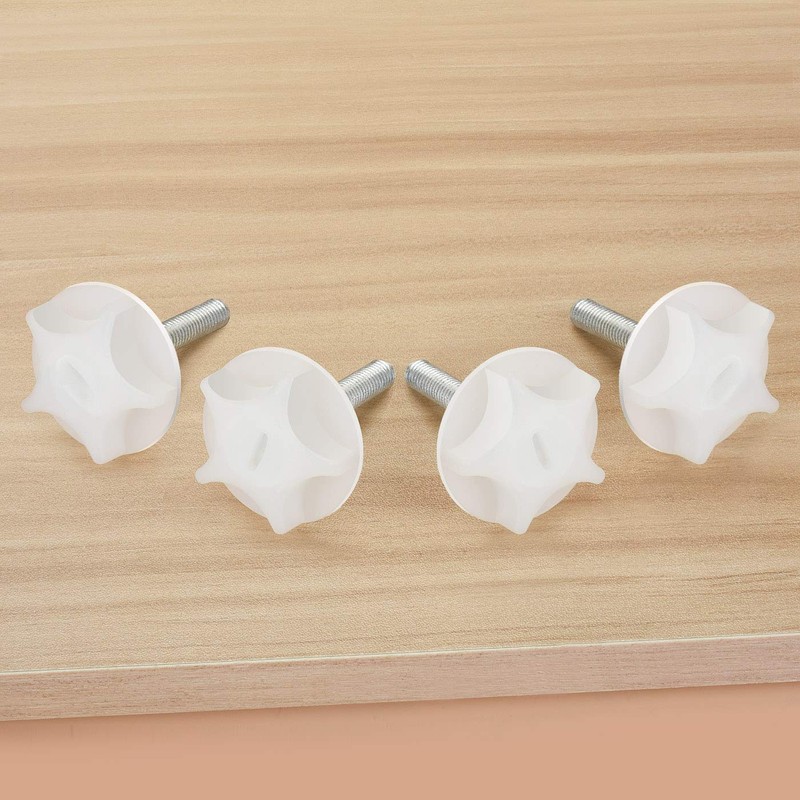 drado 4 Pack Headboard Fixings, M8 Headboard Bolts for Bed,