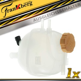 Frankberg Coolant Expansion Tank With Cap Compatible with Signum 1.9L-3.2L 2003-2008 Signum Z03 1.8L 2005-2008 Vectra MK II 1.8L-3.2L 2000-2009 Replace# 1304237