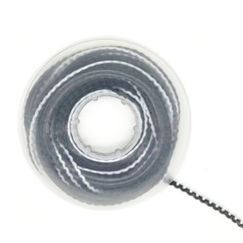 2 Pcs Dental Orthodontic Power Chains Braces Mixed Color Spool Elastic Rubber Bands for Orthodontic Treatment, 15ft/Roll (YellowPink+WhiteBlack, Short)