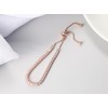 Women's Bracelet, Popular, Pink Gold, Stainless Steel Chain, Hypoallergenic, Silver,