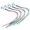 4 Sets PreWired Round LEDs Waterproof 2Color Signal Light Common