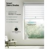 Yoolax Motorized Blinds with Remote, Electric Zebra Blinds for Indoor