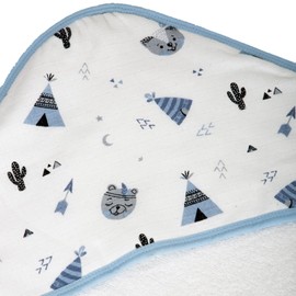 Lamina Baby Hooded Towel, Baby Hooded Towel 80 x 80 cm for Newborns, Soft and Comfortable to Touch, Comes with Bag for Storage, Model 1