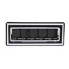 Small In-Dash Rectangle Louver, for 2" Duct Hose #32-06