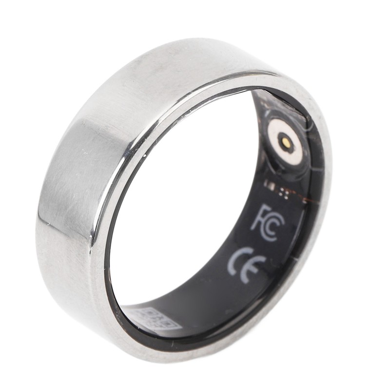 Smart Health Ring Sleep Temperature Steps Monitoring 18mah Lightweight Fitness