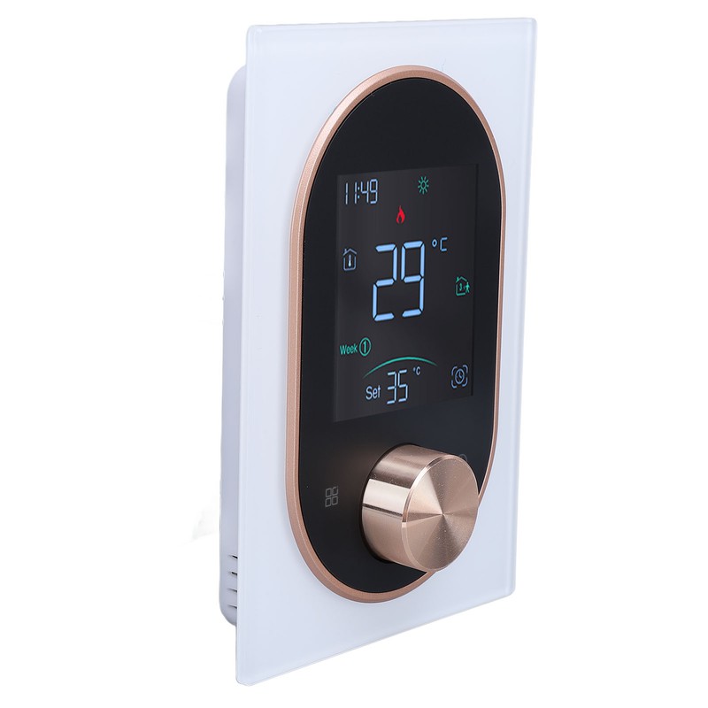 Smart Color Thermostat APP Programmable Touchscreen Knob Control Smart Temperature