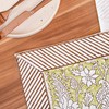Perilla Home - Camino de mesa rectangular con estampado de