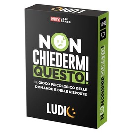 Ludic Don't Ask Me This! The Psychological Question and Answer Game IT58868 Board Game Travel Format for 2-8 Players