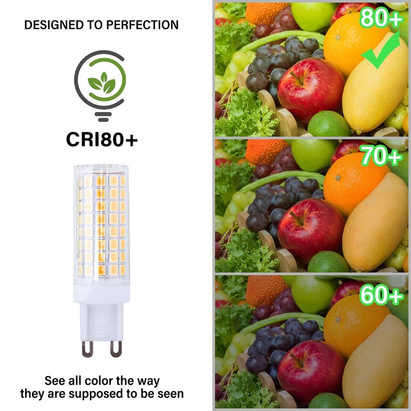 KIMROO 10W G9 LED Bulbs (4 Pack)-102 LEDs 2835 SMD