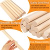 Santoy 10PCS 3/4 x 12 Inch Wooden Dowel Rods, Round