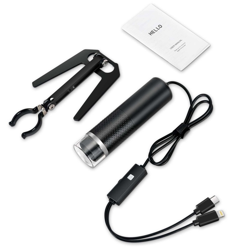 Cainda USB Digital Microscope Compatible with iOS and Android Devices,