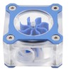 Water Cooling Flow Meter Transparent PMMA Computer Accessories G1/4 Thread(Blue