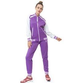 Royal Threads Canada Women's 2-piece Multi Rib Color Tracksuit