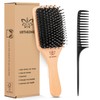 Hair Brush Boar Bristle Hairbrush for Thick Curly Thin Long
