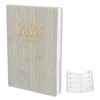 Operitacx 2026 Daily Planner Notebook A7 Size PU Leather Weekly