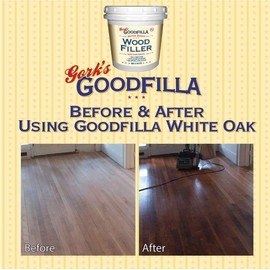 Goodfilla Ash, 8 oz, Wood and Grain Filler, Stainable, Tintable, Sandable, Zero waste, Non-Toxic, USA made