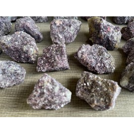 GAF TREASURES Wholesale Raw Lepidolite Crystals, Natural Lepidolite Stone, Natural Rough Lepidolite Crystals, Lepidolite Rough, Lepidolite Healing Crystals (Lepidolite, 3 pounds)
