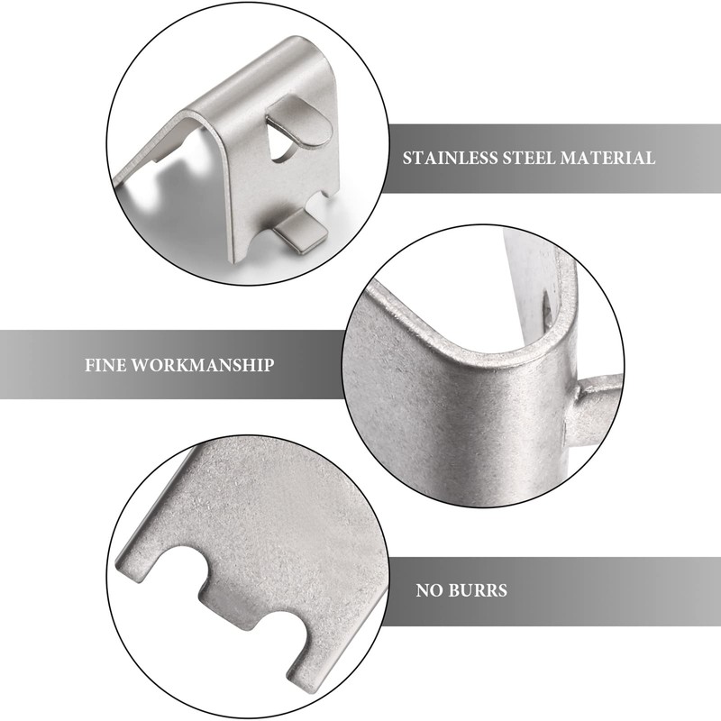 Hotop 920158 Refrigerator Shelf Clips Freezer Shelf Clip Cooler Shelf