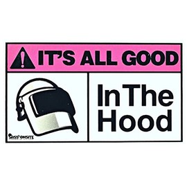 Welding Helmet Toolbox Car Bumper Stickers Decals for Women Welders Iron Workers Tradeswomen and DIY Ladies (Its All Good)