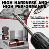 6 Inch (152mm) Extra-Length Serrated Masonry Drill Bit Set -
