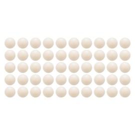 QUARKZMAN Pack of 50 Nylon Ball Bearing Balls, 9 mm, Solid Plastic Balls, Precision Mini Nylon Balls