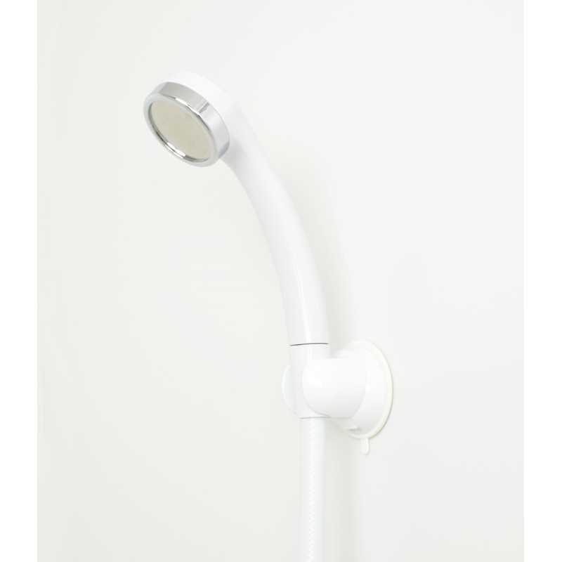 Kakudai Suction Cup Shower Hook, White 353-586