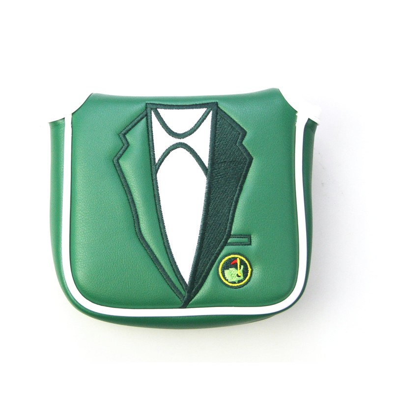 Green Jacket Golf Half Mallet Putter Club Cover Headcover