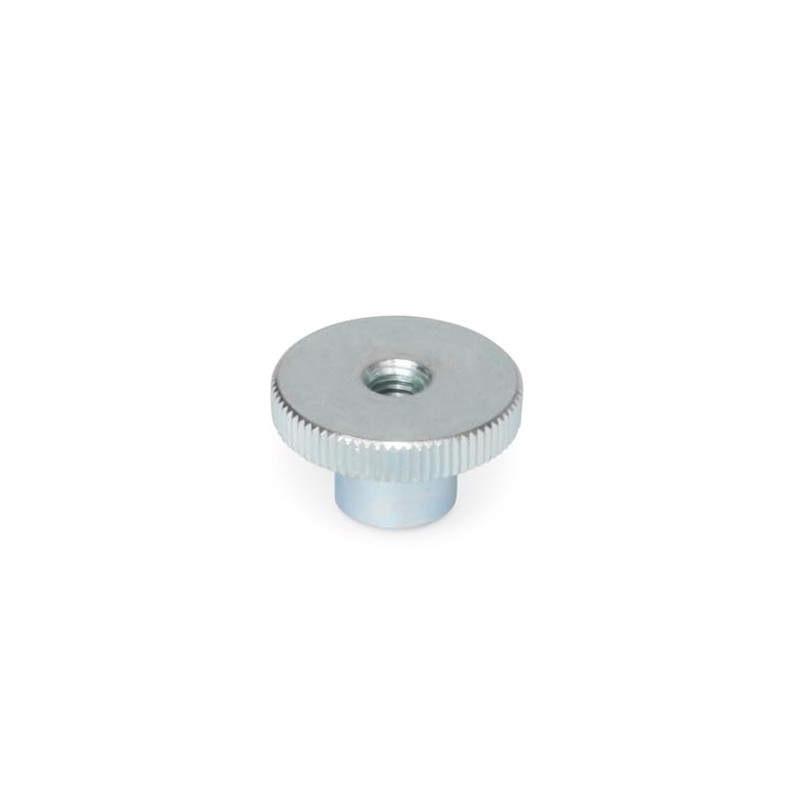 Ganter Normelemente High knurled nut, DIN 466-M8, thread: M8, steel,