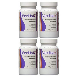 Equitab Vertisil Vertigohelp to Relieve Vertigo Symptoms Including Dizziness and Nausea Control Pack 4