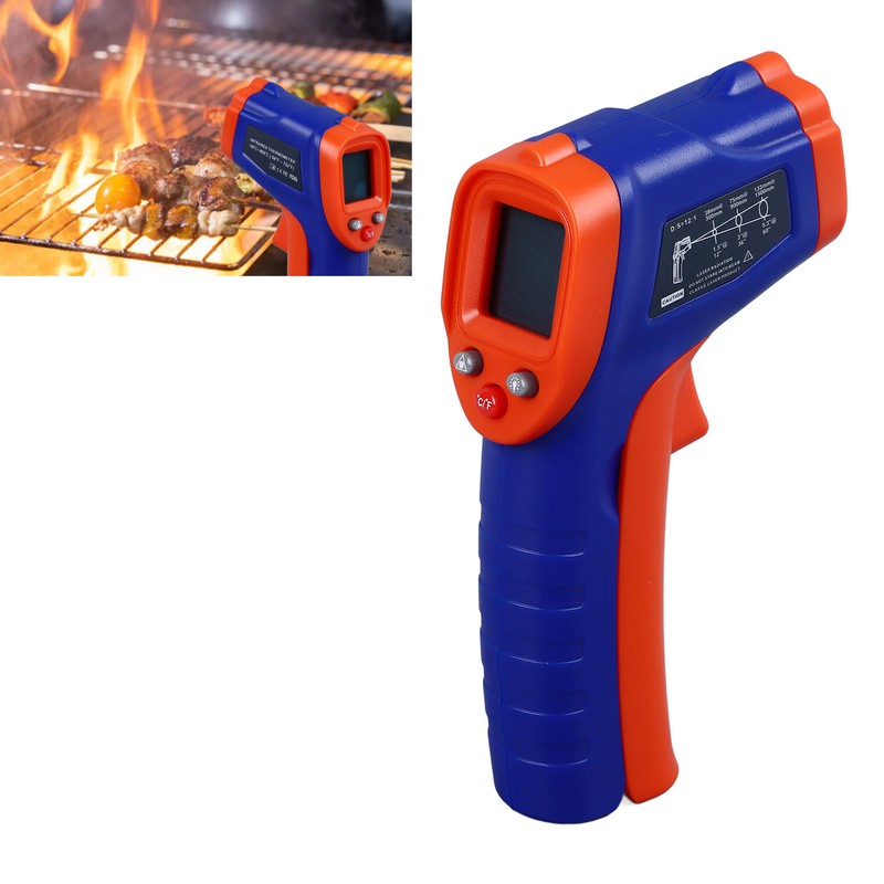 Infrared Thermometer Gun IR Non Contact Digital Temperature Gauge for