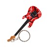 Guitar Keychain Portable Cute Mini Guitar Pendant Key Chain Ring