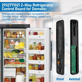 2932771021 Refrigerator Control Panel for Dometic Refrigerator, 2932771039 Fridge Circuit Board Replace DM2652 DM2852 RM2351 RM2451 RM2551 RM2652 RM2552 Refrigerator/Fridge, RV Refrigerator Part