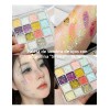 Paleta De Sombras De Ojos Con Lentejuelas De 16 Colores