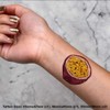 Azeeda 4 x 'Halbierte Passionsfrucht' Temporäre Tattoos - Wasserfest, Hautfreundlich
