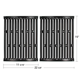 Hongso Cooking Grill Grates 7523, Flavorizer Bars 7535 and Burner Tube Kit Set 7507 Replacement Parts for Weber Spirit E-200, Spirit E-210, Spirit S 200 & 210, Genesis Silver A, Spirit 500 Gas Grills