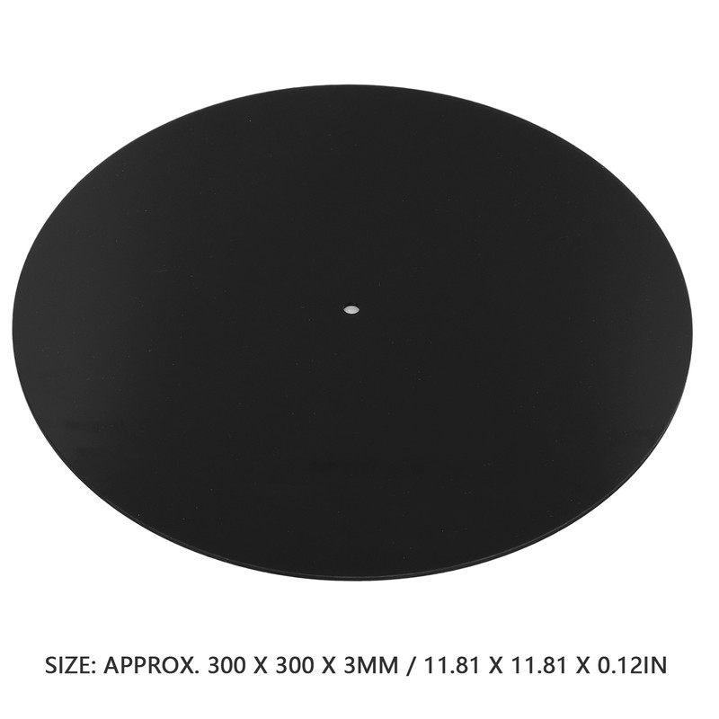2Pcs Acrylic Turntable Slipmat Record Platter Player 12in Vinyl Slip