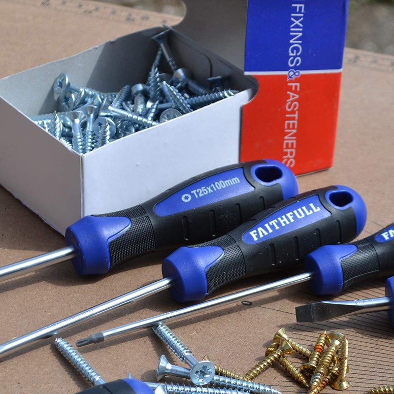 Faithfull Screwdriver Star (Torx) Tip T15 x 100mm