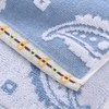 sense gnosis Blue Paisley Pattren Jacquard Hand Towels 100% Cotton
