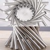 pobowlgarls Fruit Basket, Silver Creative Collapsible Stainless Steel Fruit Basket