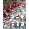 Mini Snowman Figurines Holiday Decorations, Set of 6, Christmas Winter