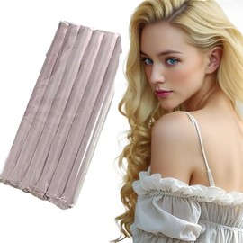 Rizador De Pelo Sin Calor: Rizador De Pelo Sin Calor Para Rizos Nocturnos, Suave Para Dormir, Para Mujeres, Para Cabello Corto Y Largo (Plateado, 25 C