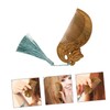 Baluue Green Sandalwood Massager Scalp Detangler Women Wooden Hair Comb
