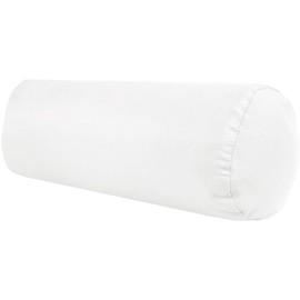 Bestlivings Neck Bolster 10 x 25 cm (W x L) Cover in White Available in Various Colours