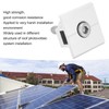 FOLOSAFENAR Solar Panel Mid Clamps, Time Saving High Mechanical Strength